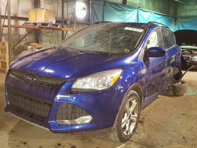 1FMCU0GX5EUA86521 - 2014 FORD ESCAPE SE BLUE photo 2