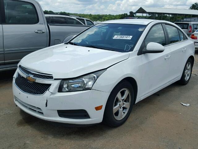 1G1PF5SC3C7248622 - 2012 CHEVROLET CRUZE WHITE photo 2