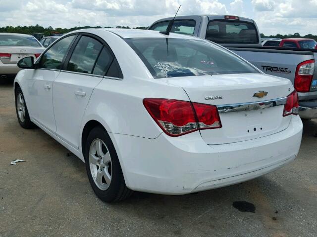 1G1PF5SC3C7248622 - 2012 CHEVROLET CRUZE WHITE photo 3