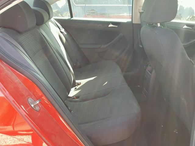 3VW2K7AJ5FM338869 - 2015 VOLKSWAGEN JETTA BASE 红色 照片 6