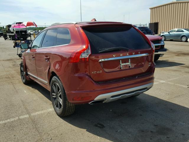 YV440MRR3H2026910 - 2017 VOLVO XC60 T5 RED photo 3