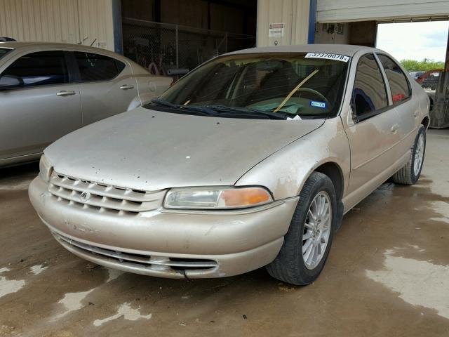 1B3EJ46X7WN217508 - 1998 DODGE STRATUS BEIGE photo 2