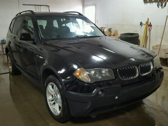 WBXPA934X5WD02355 - 2005 BMW X3 3.0I BLACK photo 1