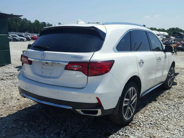 5FRYD3H89HB008192 - 2017 ACURA MDX ADVANC WHITE photo 4