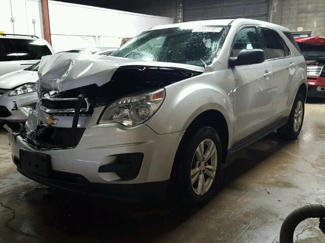 2CNFLCEC8B6327693 - 2011 CHEVROLET EQUINOX LS SILVER photo 2