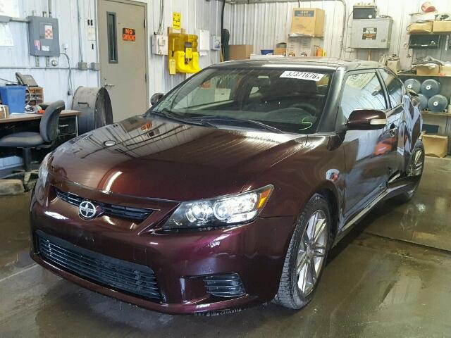 JTKJF5C7XC3033799 - 2012 TOYOTA SCION TC 栗色 照片 2