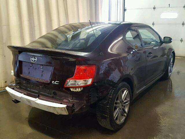 JTKJF5C7XC3033799 - 2012 TOYOTA SCION TC 栗色 照片 4