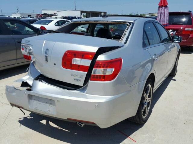 3LNHM28T59R624791 - 2009 LINCOLN MKZ ვერცხლისფერი ფოტო 4