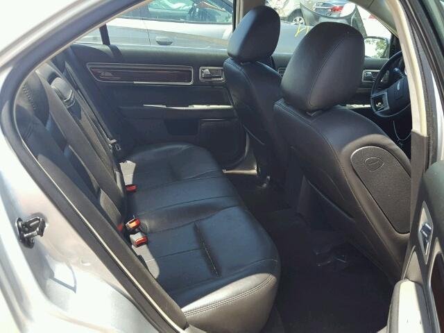 3LNHM28T59R624791 - 2009 LINCOLN MKZ ვერცხლისფერი ფოტო 6