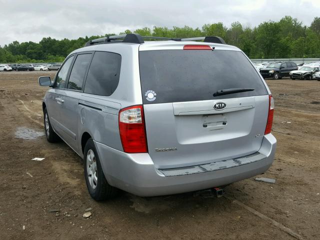 KNDMB233566057085 - 2006 KIA SEDONA EX SILVER photo 3