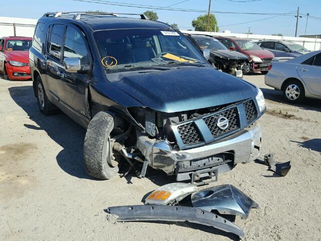 5N1AA08B35N726092 - 2005 NISSAN ARMADA SE BLUE photo 1