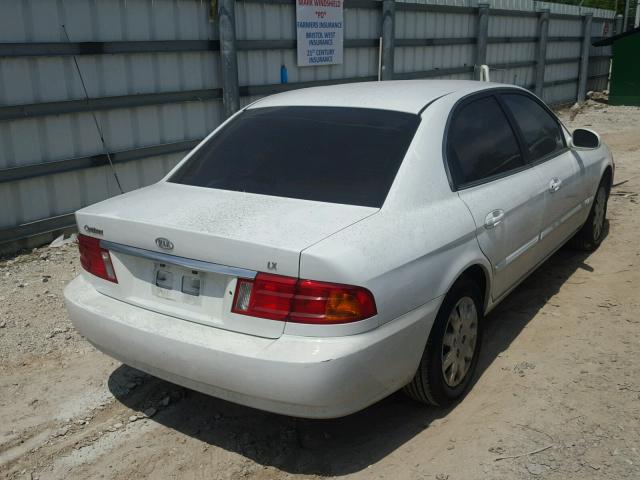 KNAGD126425162498 - 2002 KIA OPTIMA MAG WHITE photo 4