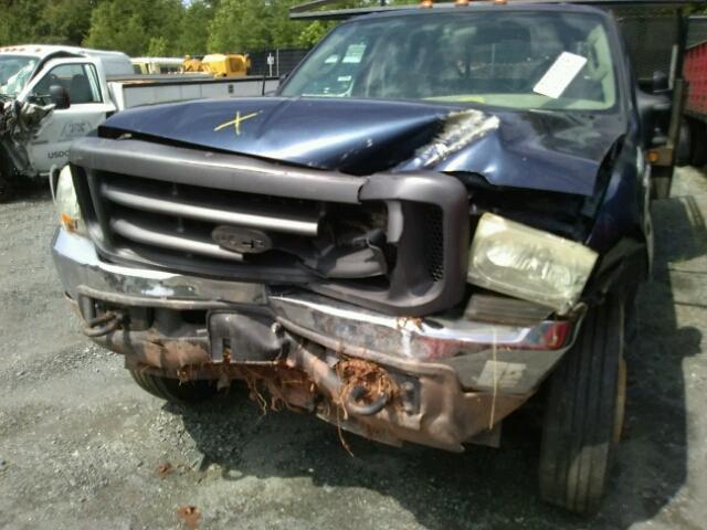 1FDXW46P03EC65822 - 2003 FORD F450 SUPER BLUE photo 9