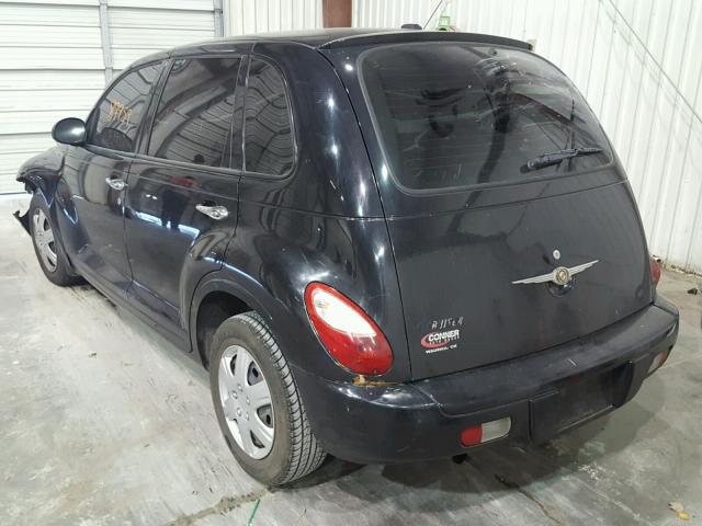 3A4FY48B27T619240 - 2007 CHRYSLER PT CRUISER BLACK photo 3