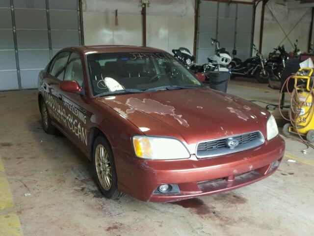 4S3BE625847205746 - 2004 SUBARU LEGACY L S RED photo 1