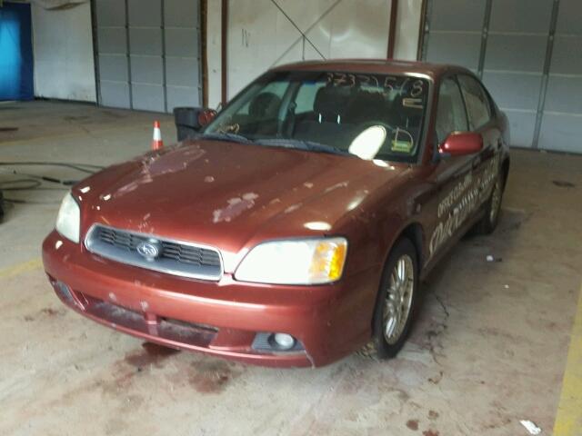 4S3BE625847205746 - 2004 SUBARU LEGACY L S RED photo 2