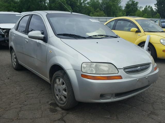 KL1TD52665B356861 - 2005 CHEVROLET AVEO BASE Gümüş foto 1