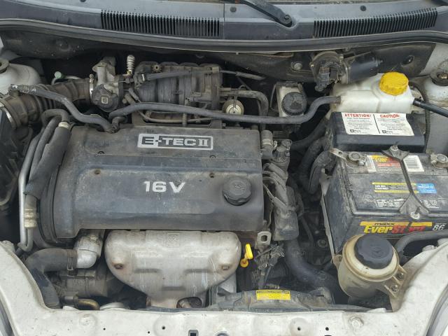 KL1TD52665B356861 - 2005 CHEVROLET AVEO BASE Gümüş foto 7