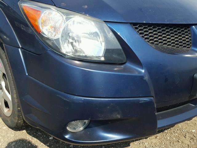 5Y2SL62883Z454082 - 2003 PONTIAC VIBE BLUE photo 9