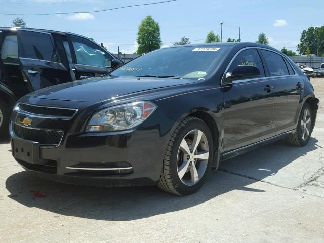 1G1ZC5E12BF269719 - 2011 CHEVROLET MALIBU 1LT შავი ფოტო 2