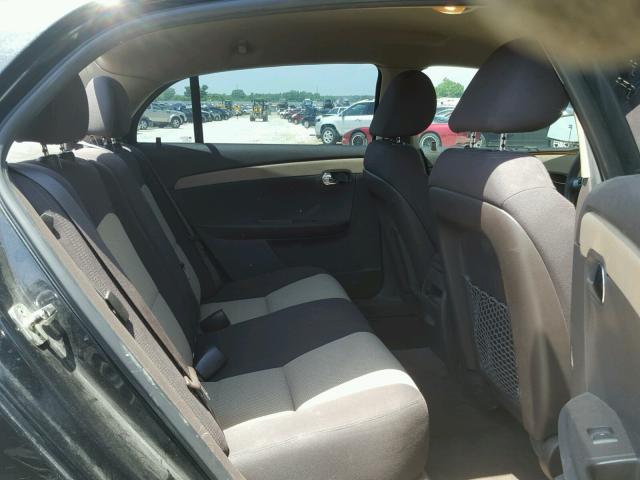 1G1ZC5E12BF269719 - 2011 CHEVROLET MALIBU 1LT შავი ფოტო 6