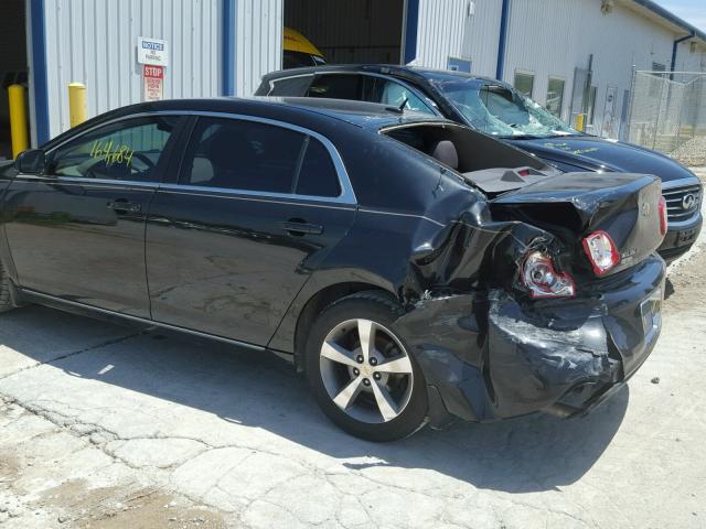 1G1ZC5E12BF269719 - 2011 CHEVROLET MALIBU 1LT შავი ფოტო 9