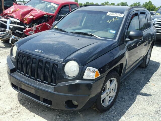 1J8FT47W77D424256 - 2007 JEEP COMPASS BLACK photo 2