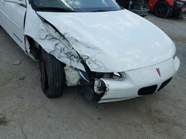1G2WJ52J4YF288368 - 2000 PONTIAC GRAND PRIX WHITE photo 9