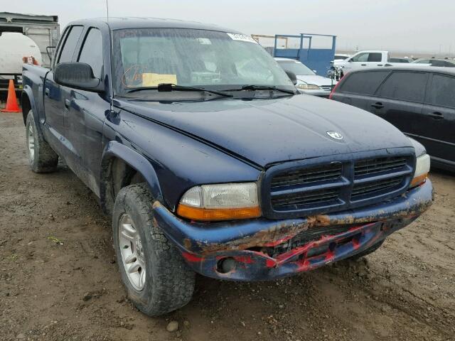 1D7HG38N43S234995 - 2003 DODGE DAKOTA QUA BLUE photo 1