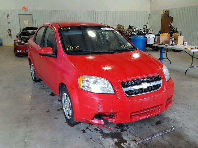 KL1TD5DEXBB140706 - 2011 CHEVROLET AVEO LS RED photo 1