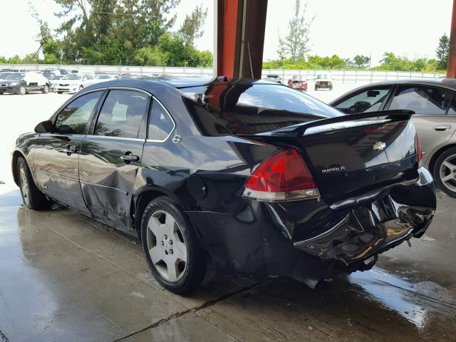 2G1WD58CX69168391 - 2006 CHEVROLET IMPALA SUP 黑色 照片 3