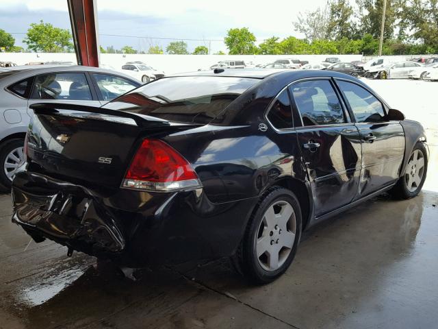 2G1WD58CX69168391 - 2006 CHEVROLET IMPALA SUP 黑色 照片 4