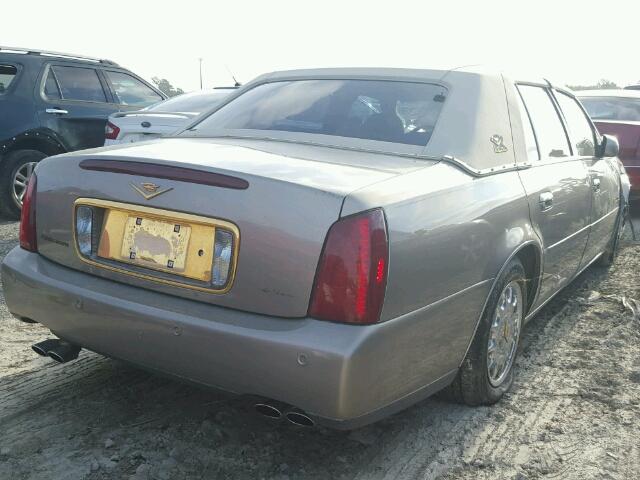 1G6KD54Y21U283167 - 2001 CADILLAC DEVILLE TAN photo 4