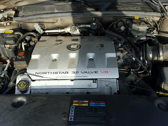 1G6KD54Y21U283167 - 2001 CADILLAC DEVILLE TAN photo 7