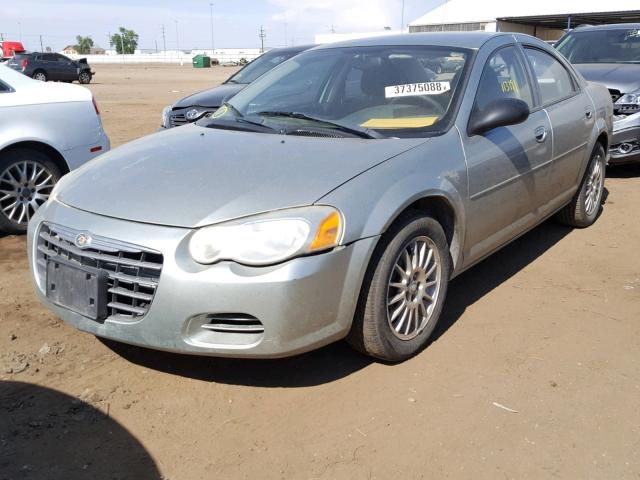 1C3EL56R04N243613 - 2004 CHRYSLER SEBRING LX SILVER photo 2