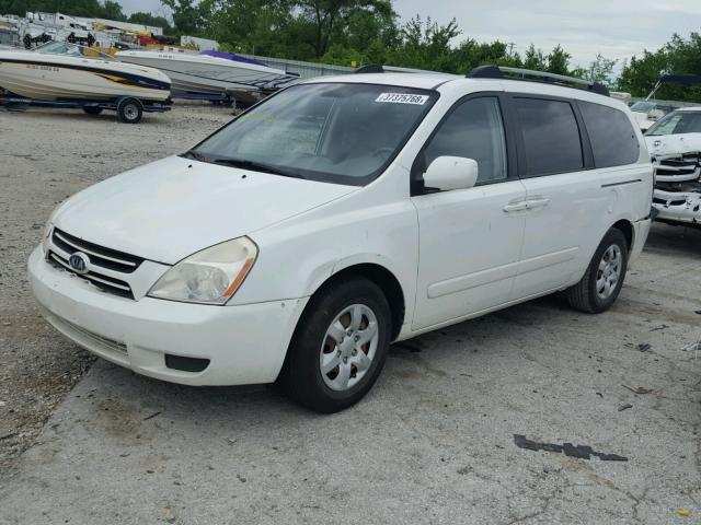 KNDMB233966020962 - 2006 KIA SEDONA EX WHITE photo 2