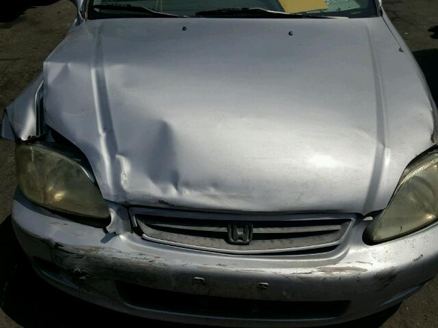 1HGEJ8145XL088038 - 1999 HONDA CIVIC EX ვერცხლისფერი ფოტო 7