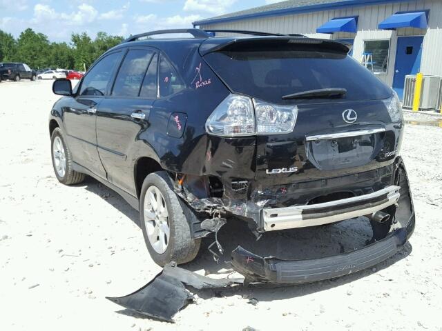 2T2GK31U18C043917 - 2008 LEXUS RX 350 BLACK photo 3