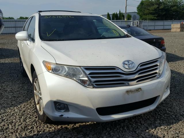 4T3BA3BB4AU010193 - 2010 TOYOTA VENZA BASE WHITE photo 1