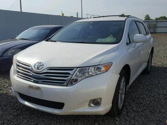 4T3BA3BB4AU010193 - 2010 TOYOTA VENZA BASE WHITE photo 2