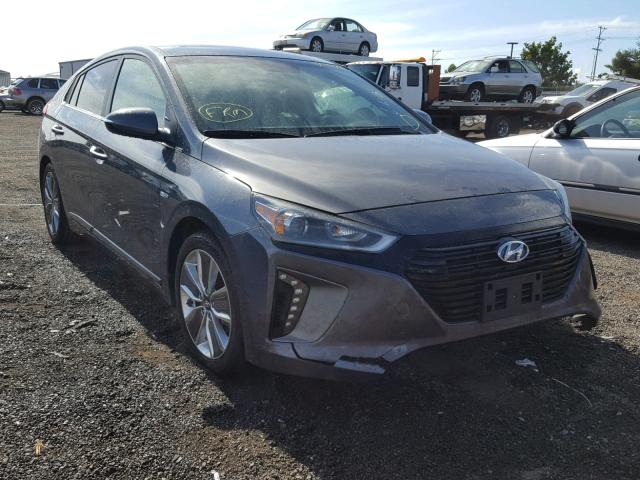 KMHC85LC6HU029172 - 2017 HYUNDAI IONIQ LIMI GRAY photo 1