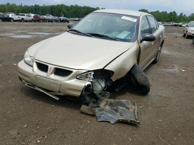 1G2NE52E85M217703 - 2005 PONTIAC GRAND AM S Qızıl foto 2