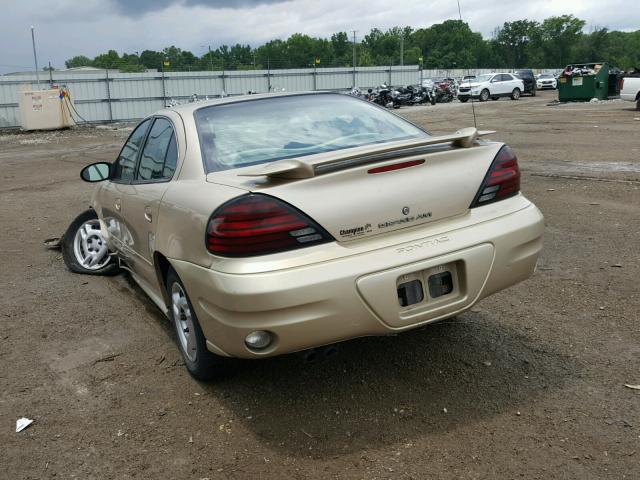 1G2NE52E85M217703 - 2005 PONTIAC GRAND AM S Qızıl foto 3