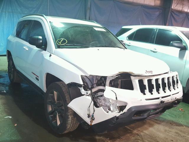 1C4NJDBB9GD807600 - 2016 JEEP COMPASS SP WHITE photo 1
