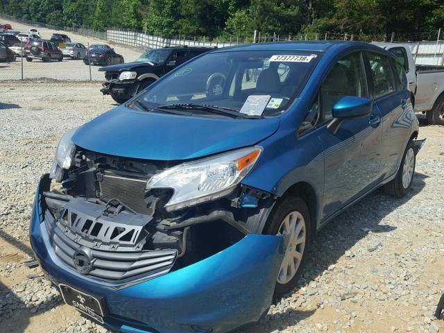 3N1CE2CPXFL362869 - 2015 NISSAN VERSA NOTE BLUE photo 2