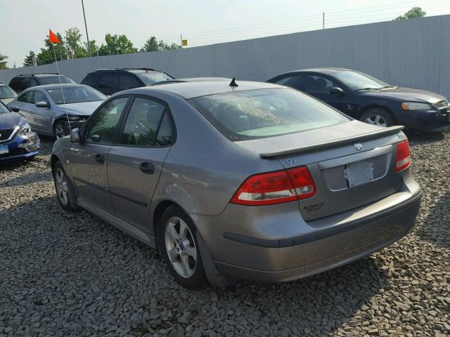 YS3FD49Y431058909 - 2003 SAAB 9-3 ARC GRAY photo 3