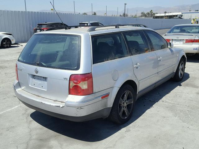 WVWWH63B44E065333 - 2004 VOLKSWAGEN PASSAT GLX ვერცხლისფერი ფოტო 4