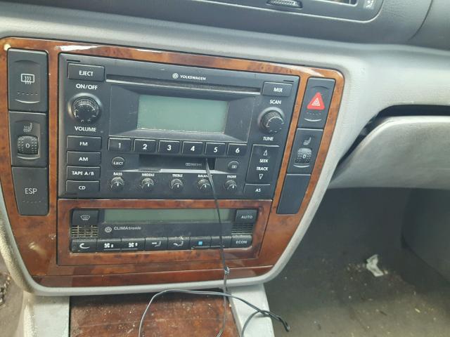 WVWWH63B44E065333 - 2004 VOLKSWAGEN PASSAT GLX ვერცხლისფერი ფოტო 9