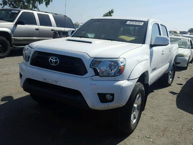 3TMJU4GN9EM168418 - 2014 TOYOTA TACOMA PRE WHITE photo 2