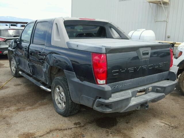 3GNEC13TX3G151993 - 2003 CHEVROLET AVALANCHE 黑色 照片 3